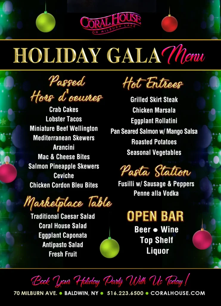 Coral House Holiday Gala